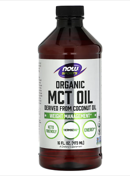 Екстракт для схуднення NOW Foods MCT OIL 16 FL OZ 473 ml