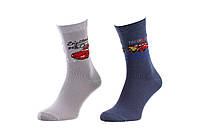 Носки Disney Cars Socks 2-pack 31-35 Grey and Blue 83077051-1