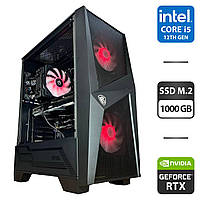 Новий ігровий ПК MSI MAG Forge 100M Black Tower / Intel Core i5-12400F (6 (12) ядер по 2.5 - 4.4 GHz) / 32 GB