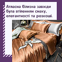 Качественный постельный семейный комплект с красивым блеском Постельные комплекты евро размера стильный