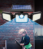 Уличный фонарь JY1725B с датчиком движения и солнечной батареей k/kn