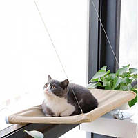 Кошачья кровать-гамак для использования в помещении лежанка для кошек с присосками Window Mounted Cat Bed k/kn