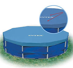 Тент Intex 28031 використовується з круглими каркасними басейнами 28031  ish