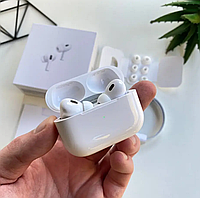 Бездротові навушники Apple AirPods PRO Lux series 1:1 Airoha навушники Apple сенсорні з шумопоглинанням k/kn