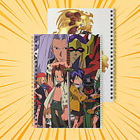 Зошит А5 48 арк. на пружині у клітинку 60 гр.м² Shaman King / Король Шаман 002