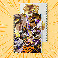Зошит А5 48 арк. на пружині у клітинку 60 гр.м² Shaman King / Король Шаман 004