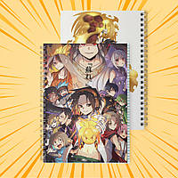 Зошит А5 48 арк. на пружині у клітинку 60 гр.м² Shaman King / Король Шаман 007