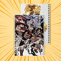 Зошит А5 48 арк. на пружині у клітинку 60 гр.м² Shaman King / Король Шаман 011