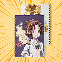 Зошит А5 48 арк. на пружині у клітинку 60 гр.м² Shaman King / Король Шаман 015