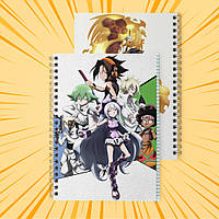 Зошит А5 48 арк. на пружині у клітинку 60 гр.м² Shaman King / Король Шаман 017