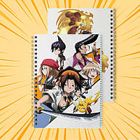 Зошит А5 48 арк. на пружині у клітинку 60 гр.м² Shaman King / Король Шаман 018