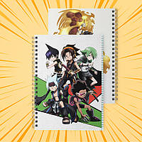 Зошит А5 48 арк. на пружині у клітинку 60 гр.м² Shaman King / Король Шаман 019