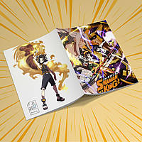 Зошит А5 48 арк. на скобі у клітинку 60 гр.м² Shaman King / Король Шаман 004