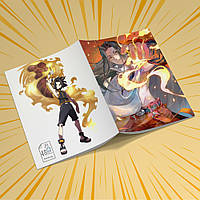 Зошит А5 48 арк. на скобі у клітинку 60 гр.м² Shaman King / Король Шаман 005