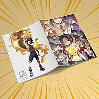 Зошит А5 48 арк. на скобі у клітинку 60 гр.м² Shaman King / Король Шаман 007