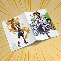 Зошит А5 48 арк. на скобі у клітинку 60 гр.м² Shaman King / Король Шаман 017