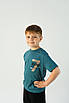 Дитяча футболка бірюзова No 1132 ( р.5-8), фото 4