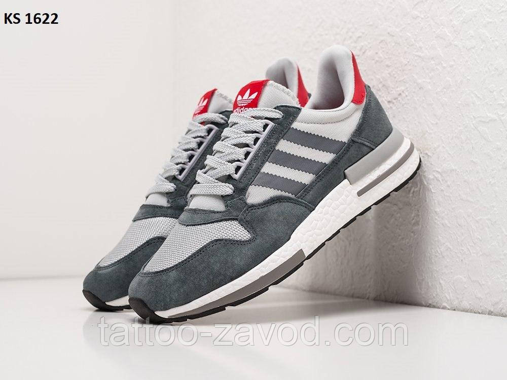 Кроссовки мужские серые 41 44 Adidas ZX 500 RM Commonwealth Gray (сірі), фото 1