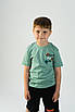 Дитяча футболка зелена No 1135 ( р.5-8), фото 2