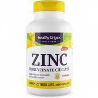 Zinc Bisglycinate Chelate Healthy Origins, 120 капсул