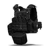 Комплект спорядження Vest Full (based on IBV) S\M 1-го класу захисту. Чорний