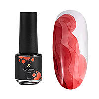 Акварельні краплі чорнила F.O.X Color Ink 002 червоні, 5 мл