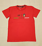 Синя футболка на хлопчиків 110,116,122,128,134 зросту Туреччина, фото 2