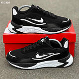 Кросівки чоловічі 40 41 44 Кросівки Nike Air Black White, фото 3