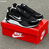 Кросівки чоловічі 40 41 44 Кросівки Nike Air Black White, фото 2