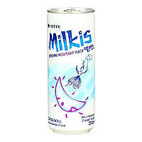 Напій газований молочний (Йогурт) Lotte Milkis Original Korean Cream Soda, 250мл