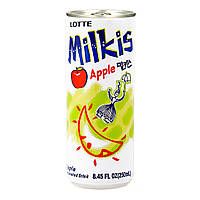 Напій газований молочний Lotte Milkis Apple Korean Cream Soda, 250мл