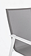 Стілець садовий з підлокітниками KRION BIANCO білий / сірий, метал, фото 5