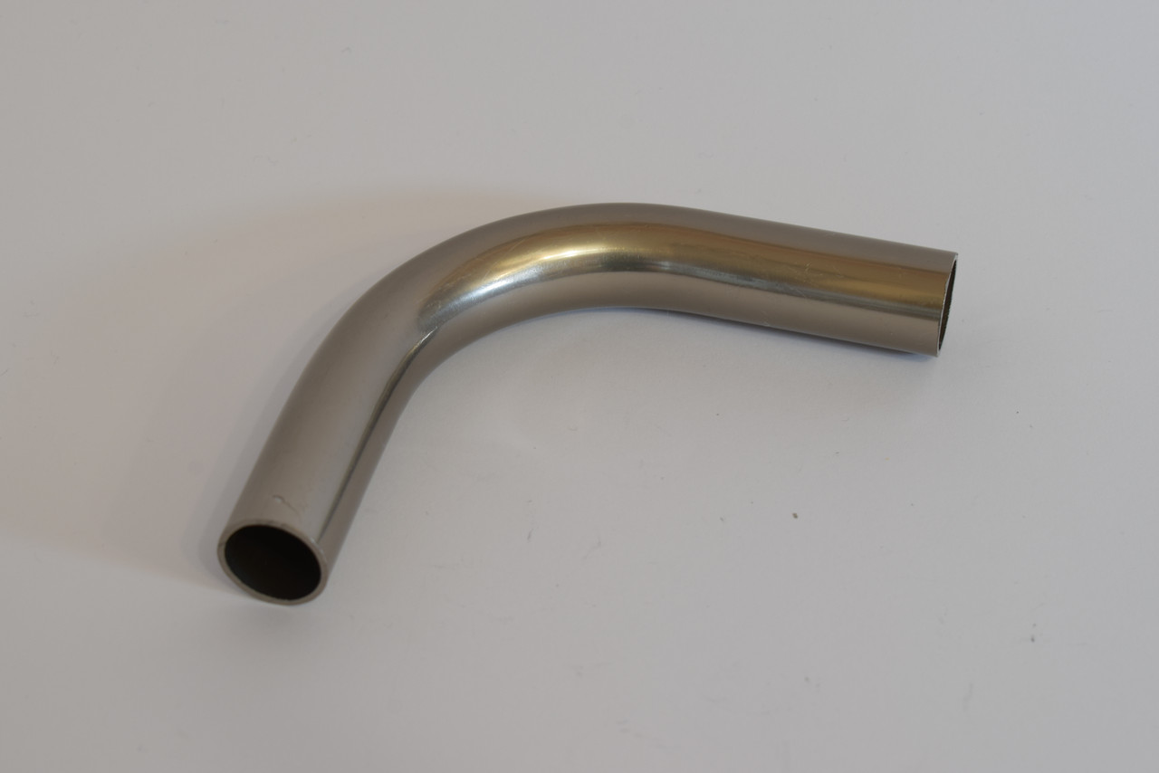 Поворот леєра 90° до алюмінієвих поручнів тип коло колір Шампань (10511ш), фото 1