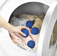 Шарики для стирки в стиральную машину Dryer Balls Стиральные силиконовые шарики для белья 2 шт k/kn
