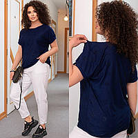 Женская базовая футболка майка Ткань вискозный трикотаж Турция Размер 50-52, 54-56