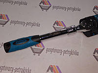 Ключ телескопический трещоточный 1/2, 305-445 мм, CrV, хромированная, двухкомпонентная рукоятка Gross 14070