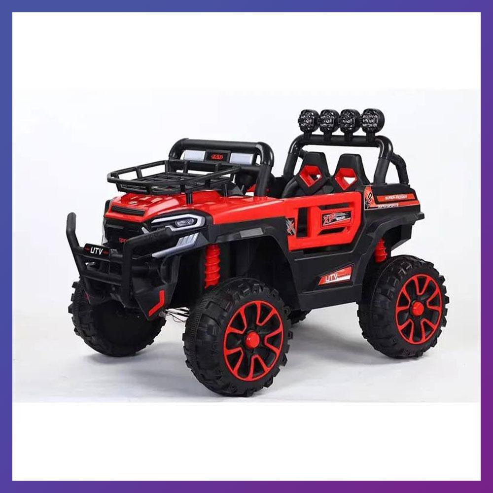 Дитячий електромобіль на акумуляторі двомісний Buggy з пультом радіокерування для дітей 3-8 років Червоний