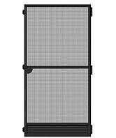 Противомоскитная сетка черная с алюминиевой рамой 100 x 210 см Schellenberg 70050