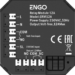 Дротовий релейний модуль ENGO ERM12A 12 A (932252541)