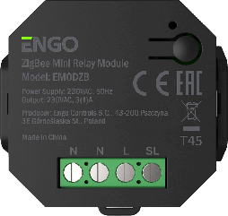 Бездротове реле ZigBee 3.0 для центру комутації ECB08M230 ENGO EMODZB (932342371)