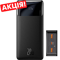 Повербанк Baseus Bipow Digital Display Powerbank 20W Overseas Edition 20000mAh Power Bank с быстрой зарядкой