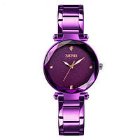 Skmei 9180 All Violet, часы, фиолетовые, стильные, прочные, женские, на каждый день