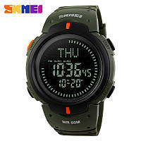 Skmei 1231AG Military Smart Watch + Compass, часы, военные, тактические, стильные, на каждый день