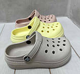 Дитячі капці крокси сабо crocs жовті р31 20.5 см, фото 2