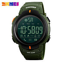 Skmei 1301AG army green Smart Watch, часы, военные, мужские, многофункциональные, электронные