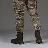 Берці зимові тактичні високі WarFlex. Шкіряні (нубук). Підвищена міцність. Олива. Розмір 40, фото 4
