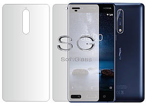 М'яке скло Nokia 8 Комплект: Передня та Задня панелі поліуретанове SoftGlass