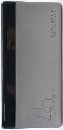 Зовнішній акумулятор (павербанк) Movespeed K20 20000 mAh 45W (K20-45W), фото 1
