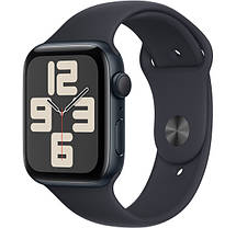 Apple Watch SE 2 GPS 44mm Midnight Aluminium with Midnight Sport Band M/L MRE93 UA, фото 3