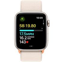 Смарт-годинник Apple Watch SE 2 GPS 44mm Starlight Aluminium with Starlight Sport Loop MRE63 UA UCRF, фото 3